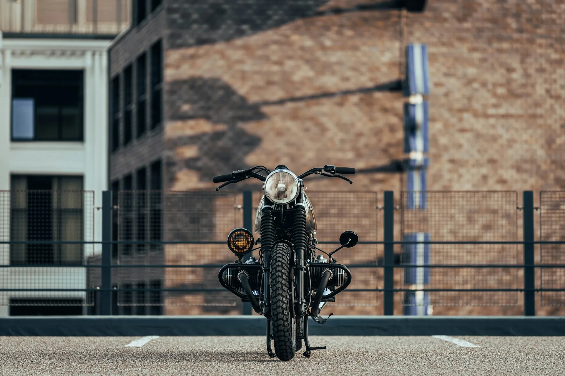 Motorrad-Parkplatz am Hotel Günter Lenting